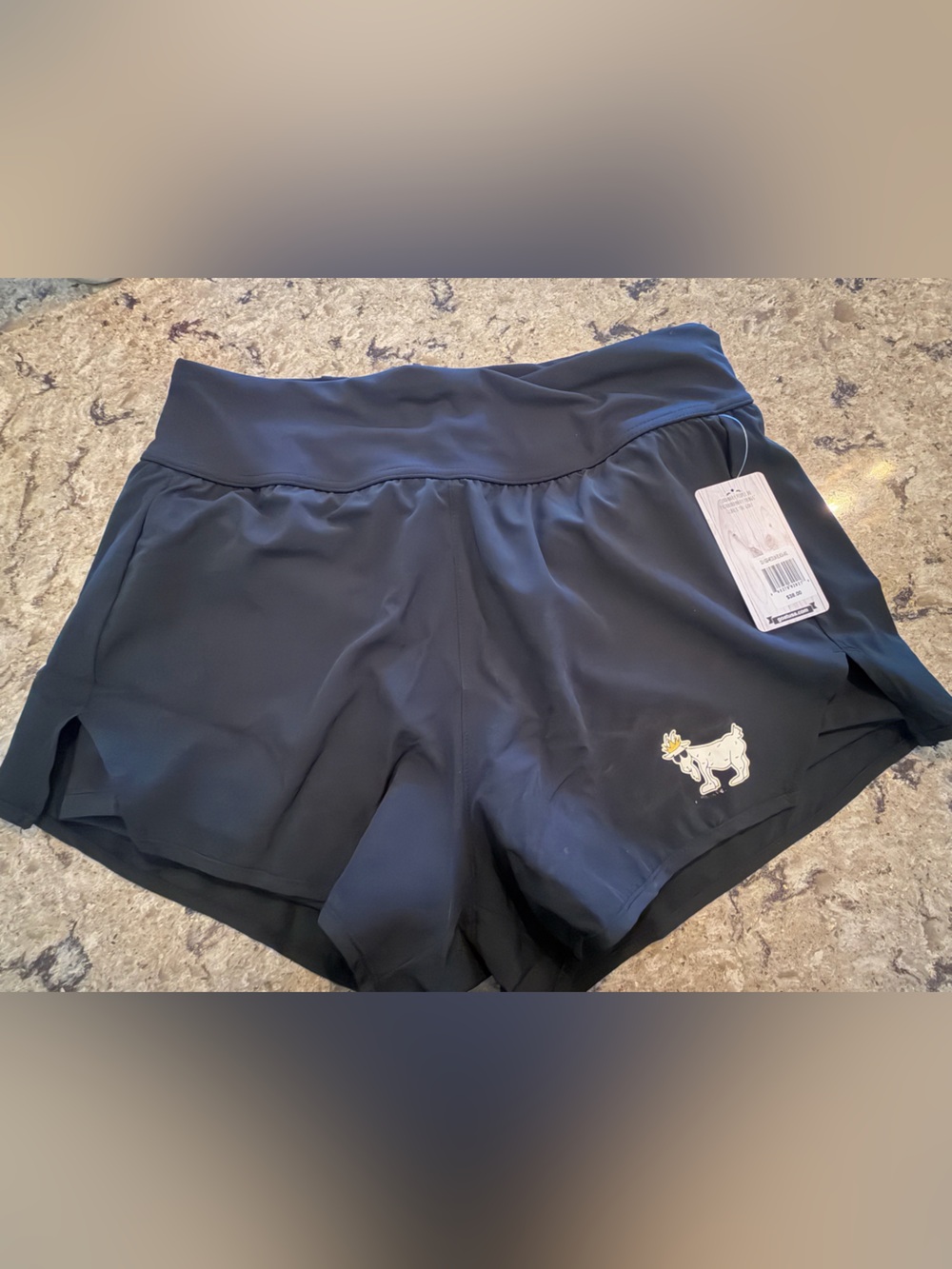 Women’s Black GOAT USA Shorts- Medium New with tags